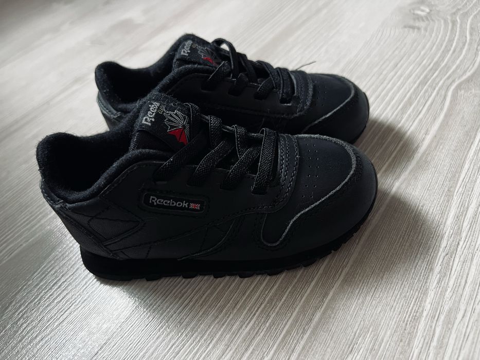Sneakersy adidasy Reebok Classic czarne unisex roz. 24/25