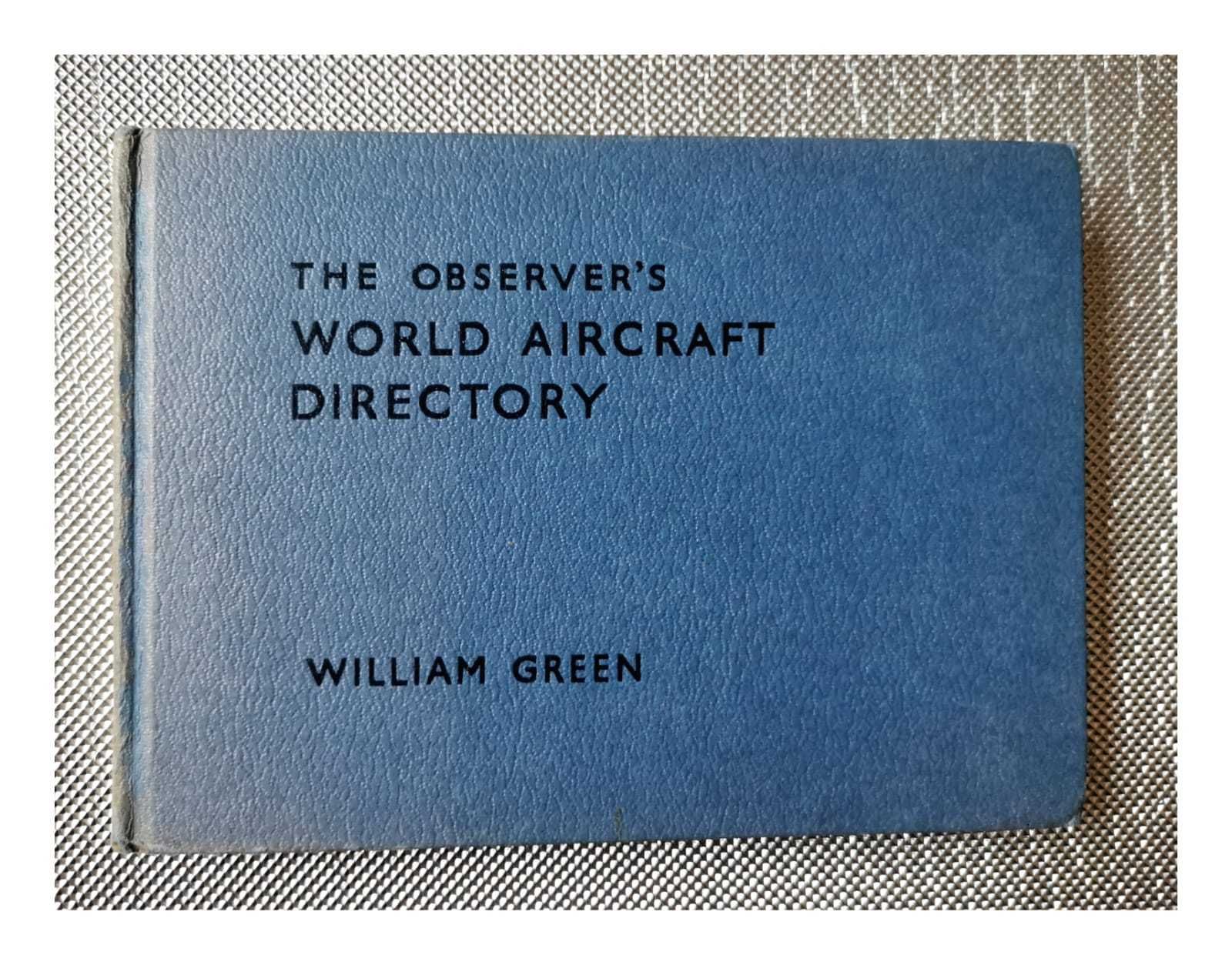 Słownik lotniczy,1961 The Observer's World Aircraft Directory W. Green