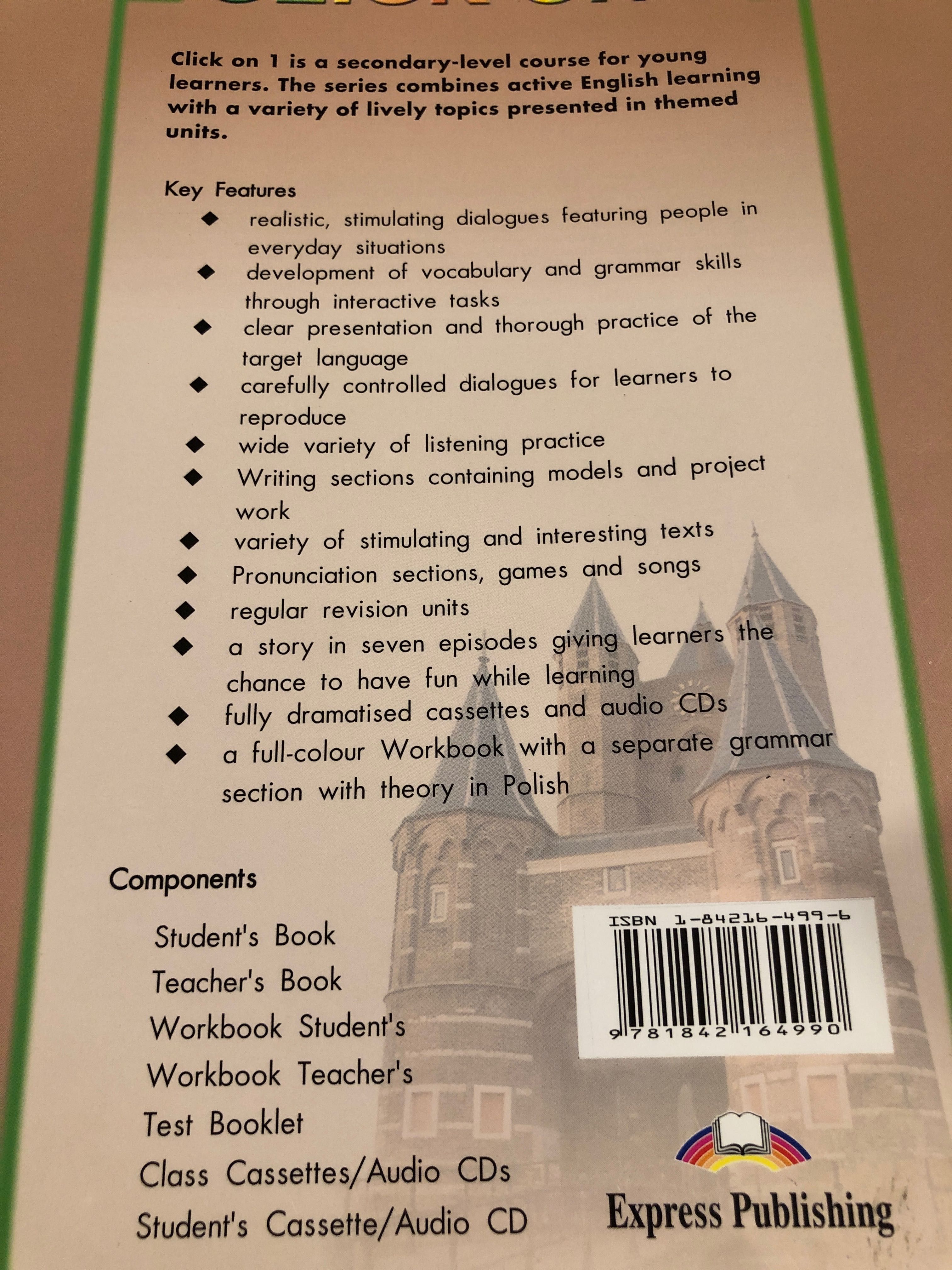 Click On 1 Workbook Student’s + kaseta gratis