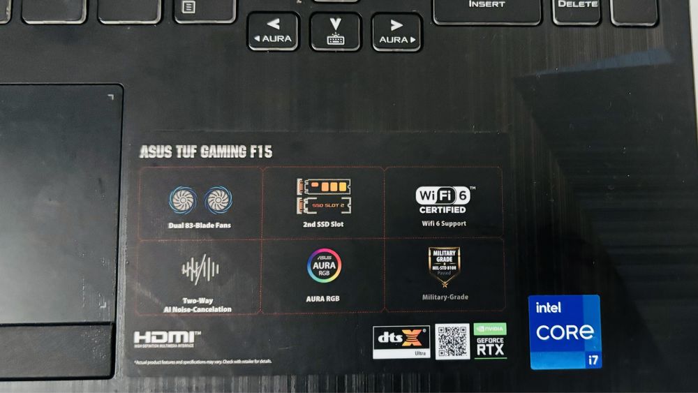 Gaming Portatil asus tuf gaming F15