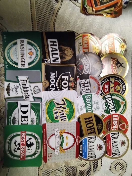 Zestaw 20 szt etykiet na piwo Van Pur Rakszawa