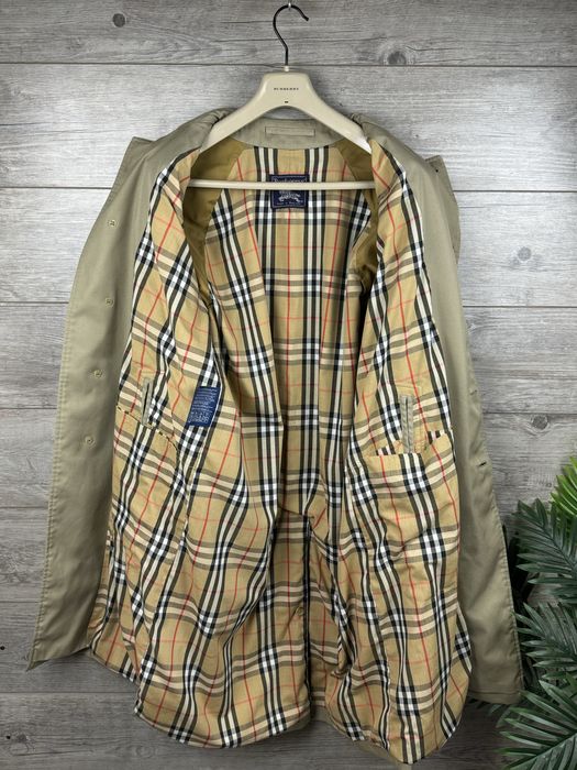 Тренч Burberry vintage куртка  мужской архивний плащ размер Л