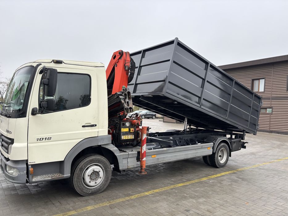 Продам переобладнаю авто Мерседес 814 самоскид кран маніпулятор