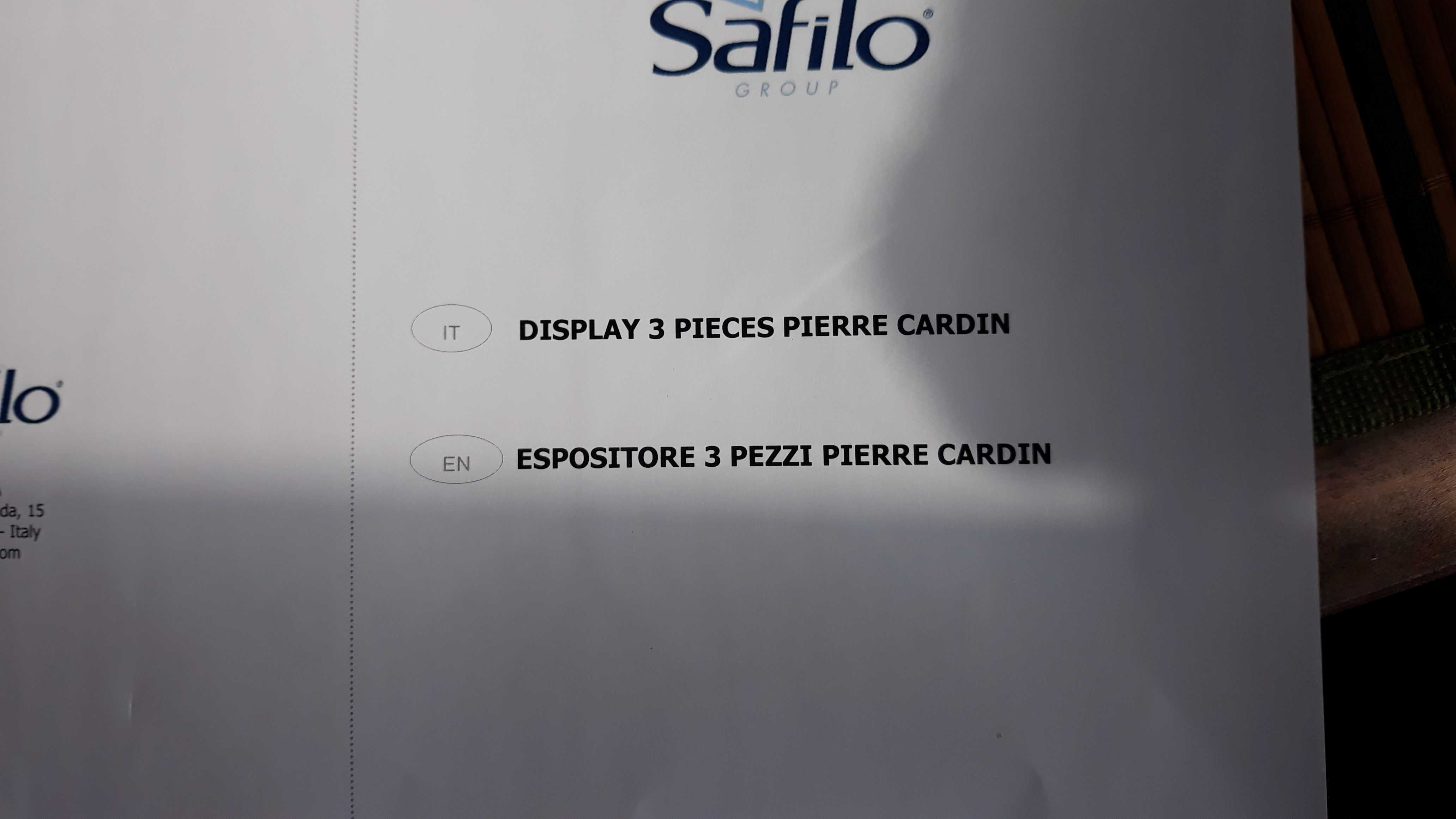 Nowy Ekspozytor, Stojak na okulary PIERRE CARDIN PARIS