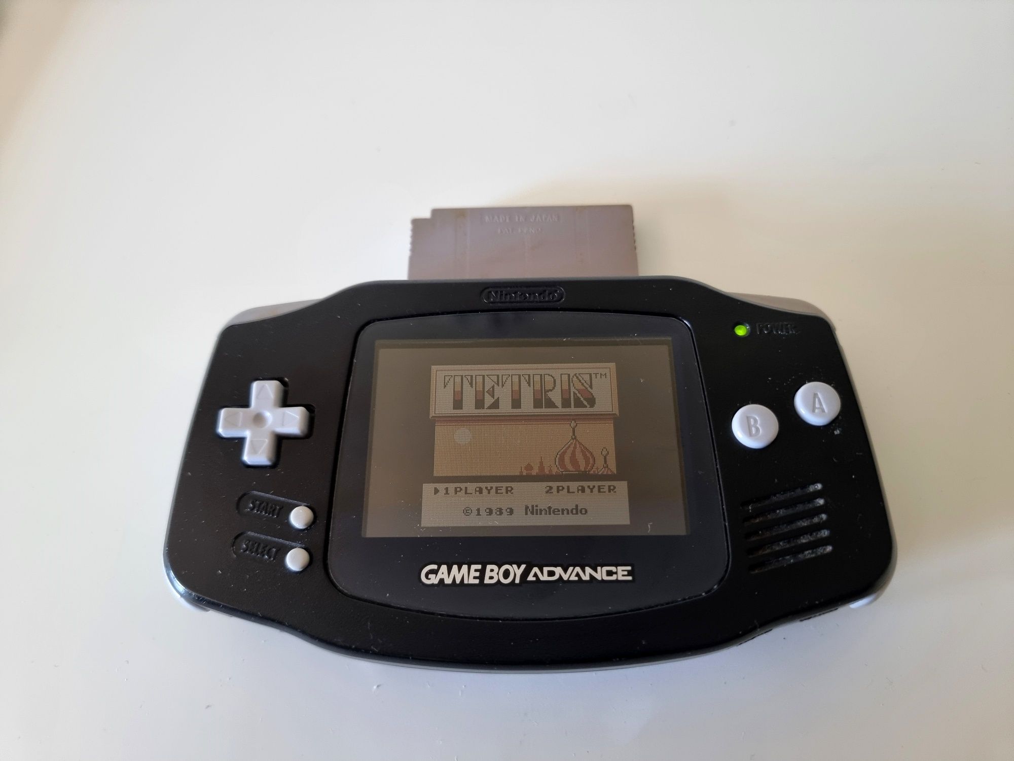 Konsola Gameboy Advance komplet box czarna GBA