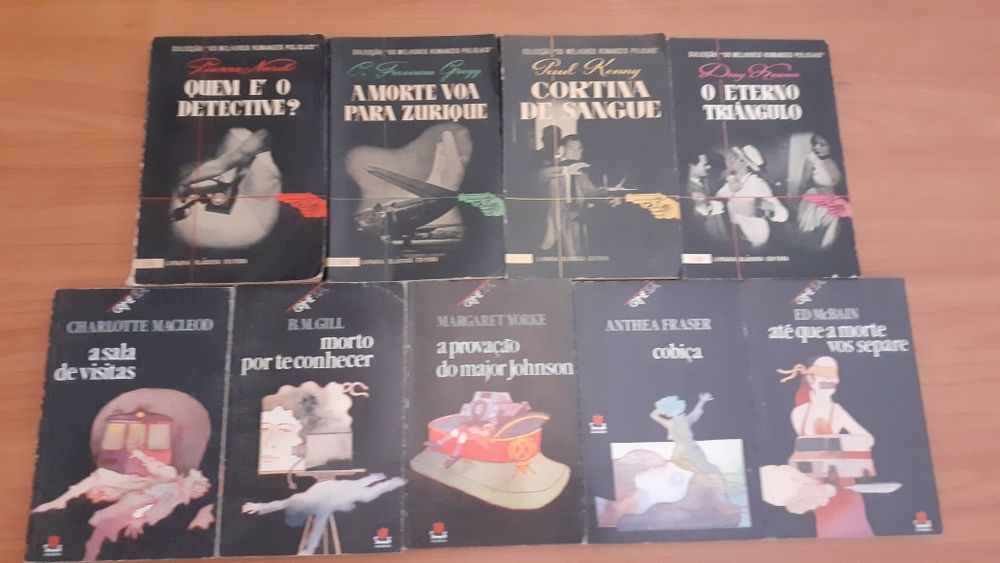 Livros de bolso polícias