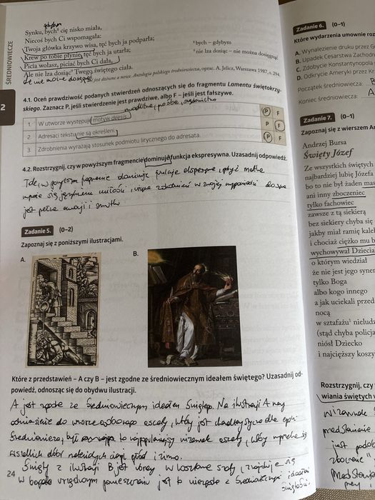 Nowa matura z języka polskiego Epoki Testy historycznoliterackie.