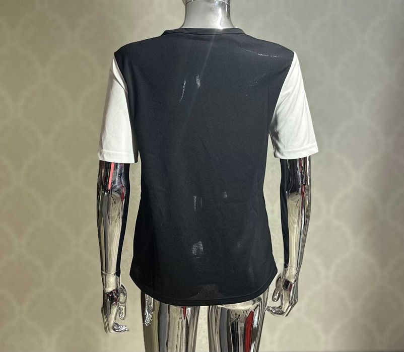 T-Shirt Adidas Sportowy czarny rozmiar. 164
