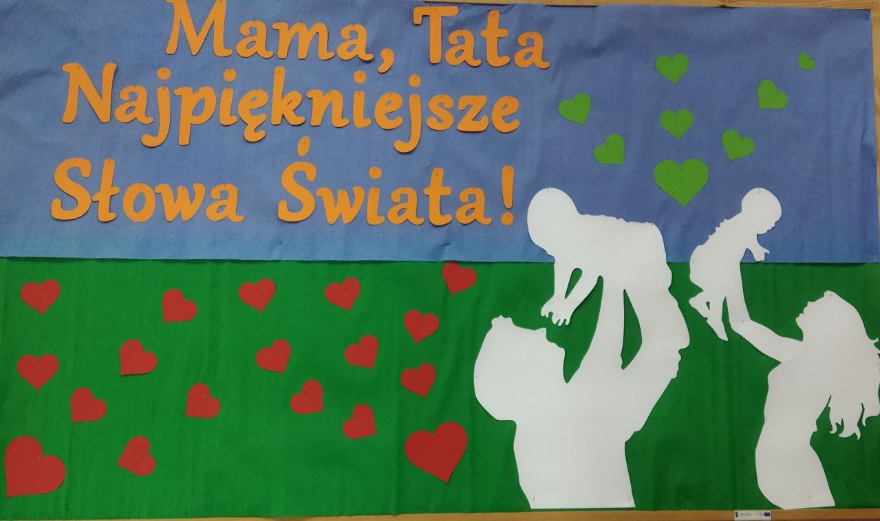 Dzień mamy i taty święto rodziny dekoracja