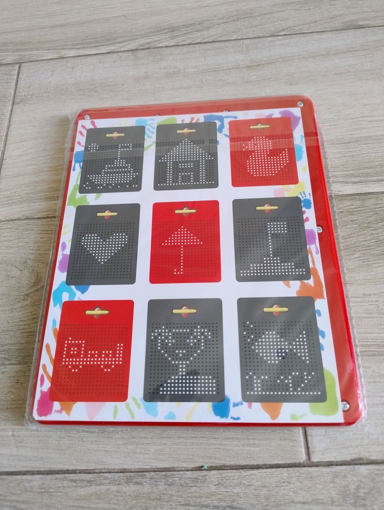 Tablica Edukacyjna Magnetyczna 380 kulek + rysek.