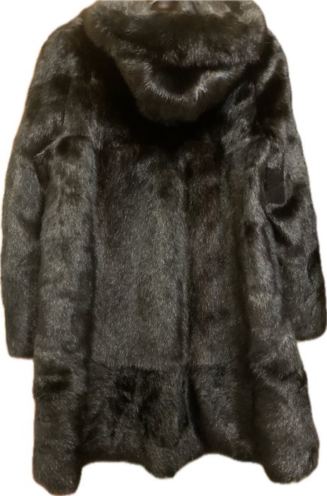 Норкова шуба (сурок) великого розміру. Ог-130