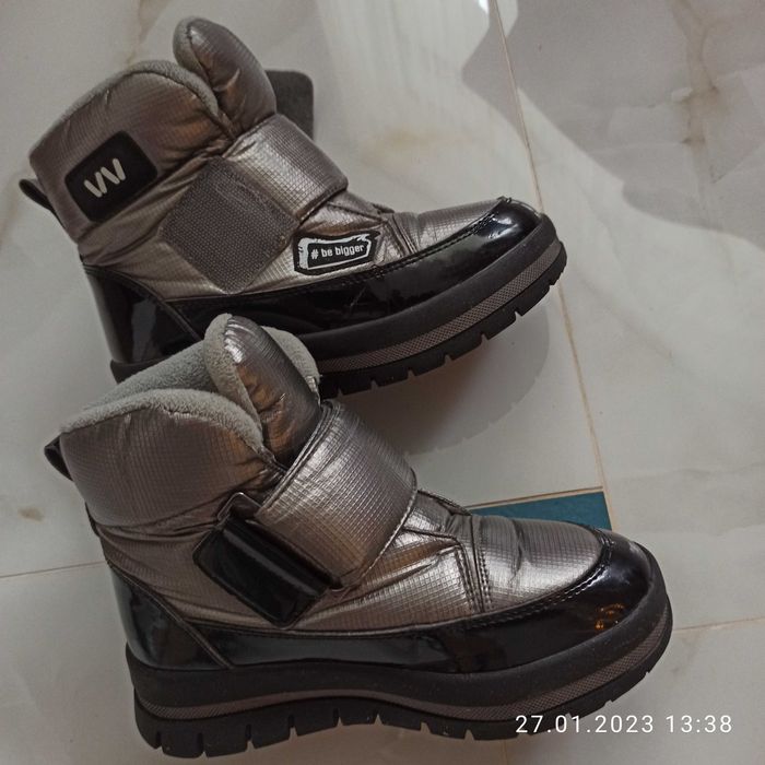 Зимние теплющие не промокаемые ботинки для девочки