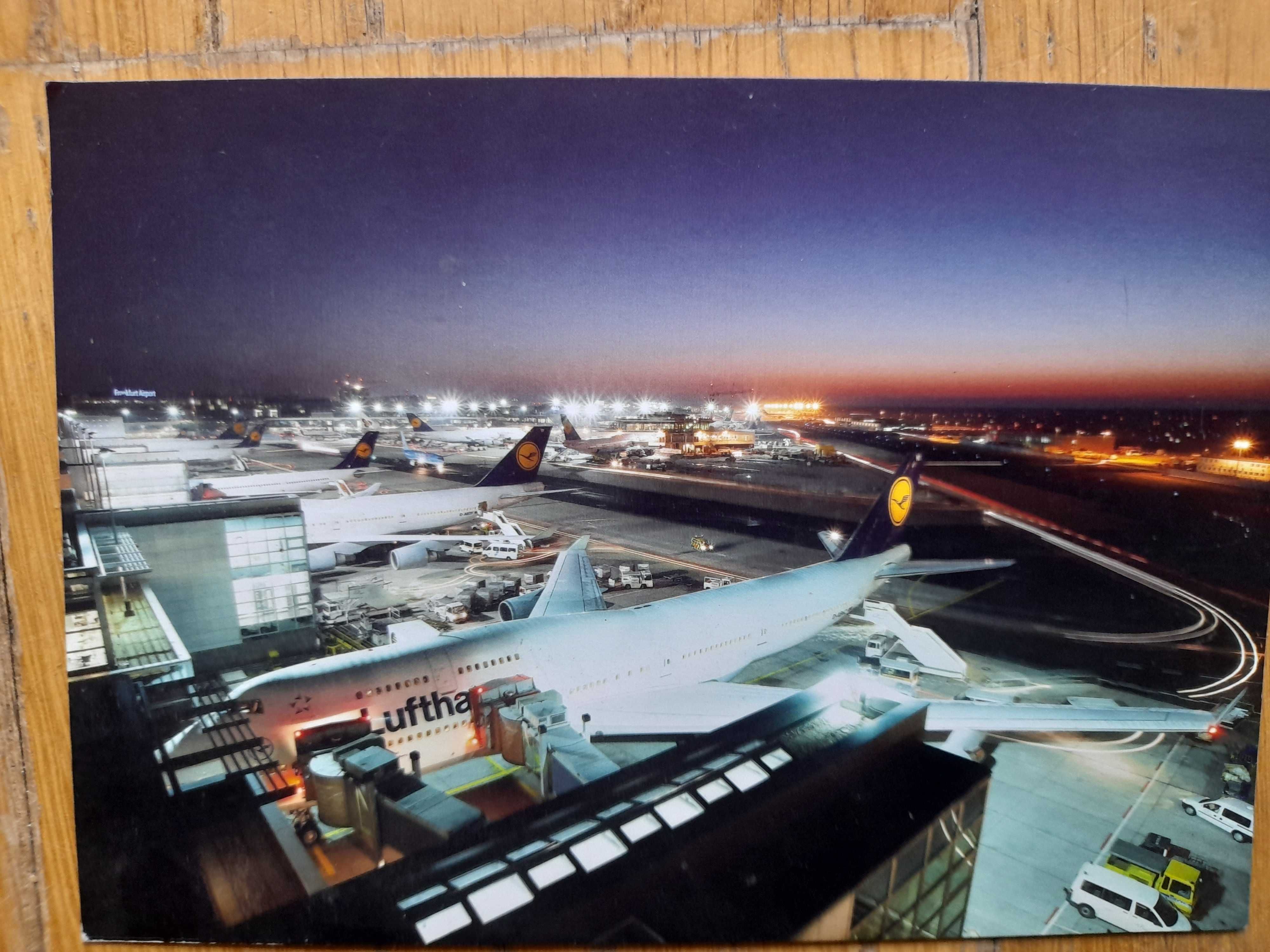 LUFTHANSA Boeing 747 pocztówka bez obiegu
