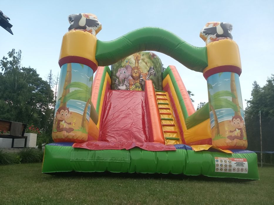 Zamek dmuchany zjezdzalnia