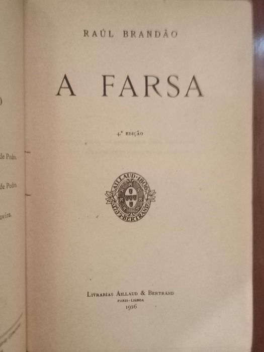 Raul Brandão - A farsa
