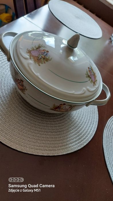 Waza porcelana Włocławek PRL 1967r