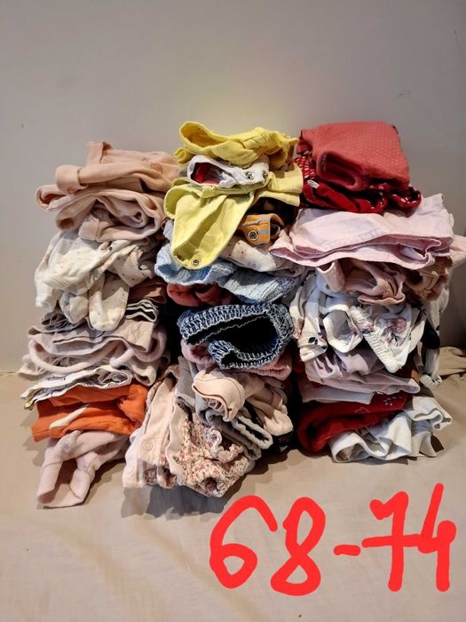 Ubranka dla.dziewczynki od 56 do 74