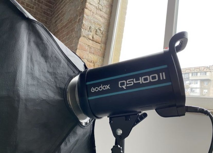 Студийный свет godox qs400ii