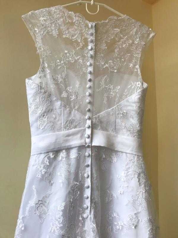 Весільне плаття міді, сукня для розпису біла (продам або обміняю)