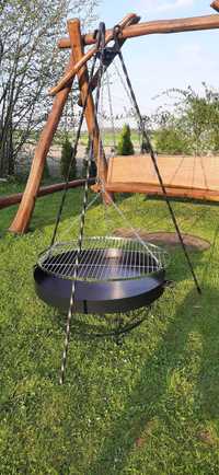 Gril grill ogrodowy trójnóg. Różne rozmiary 60 70 80cm