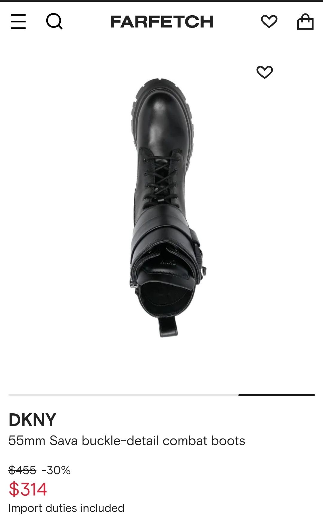 Ботинки DKNY черевики берци шкіра