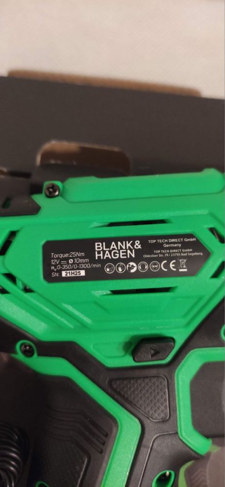 Шуроповерт BLANK&HAGEN TTD-CDM-12 12V 1.3Ah Li-ion