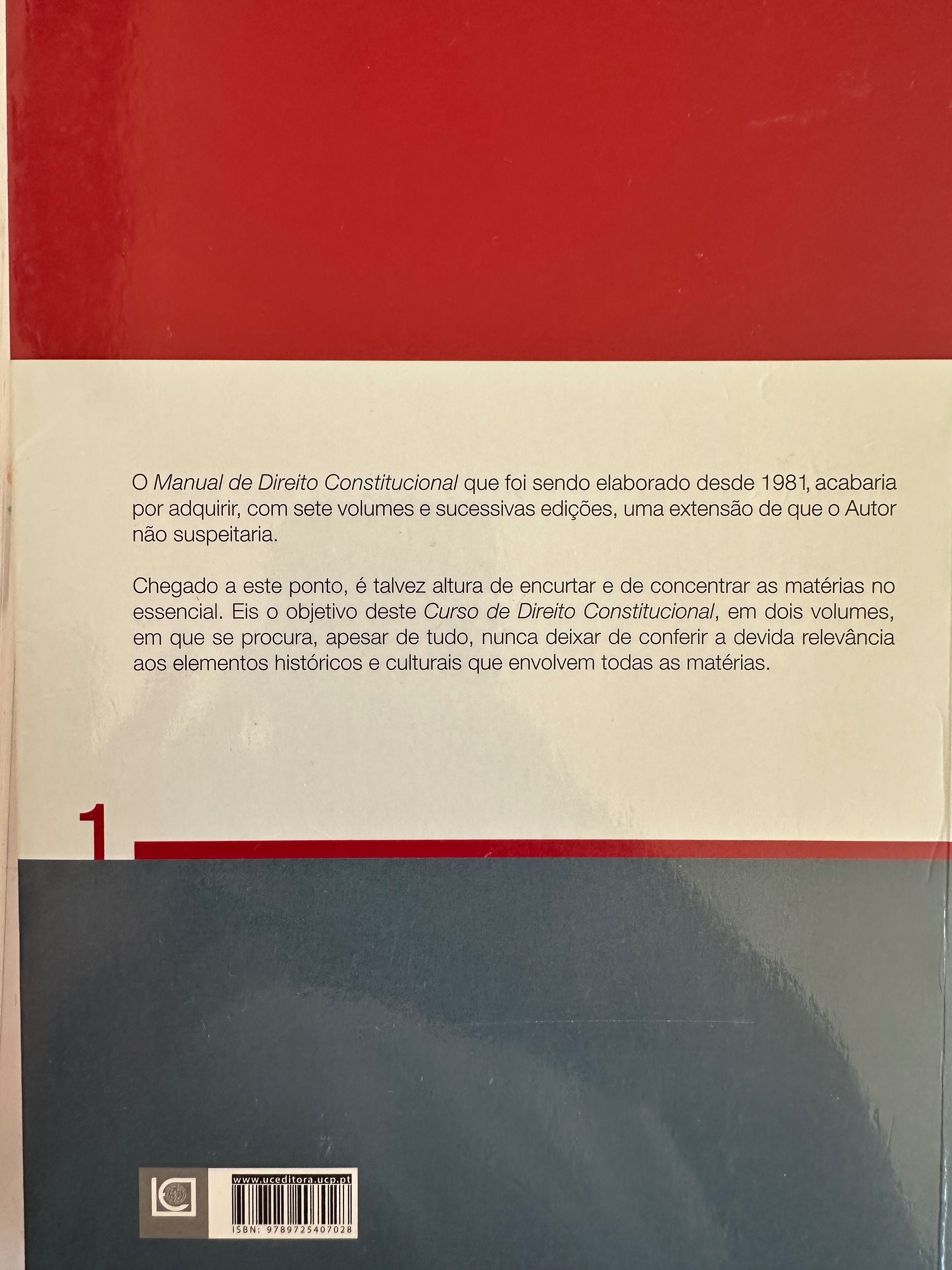 Livro de direito constitucional. Jorge Miranda.