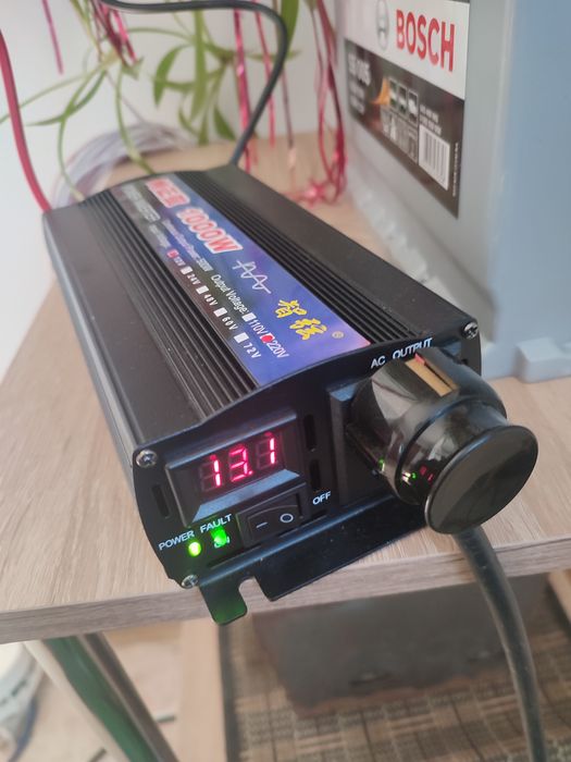 Инвертор 12v/220v 1000Watt чистый синус