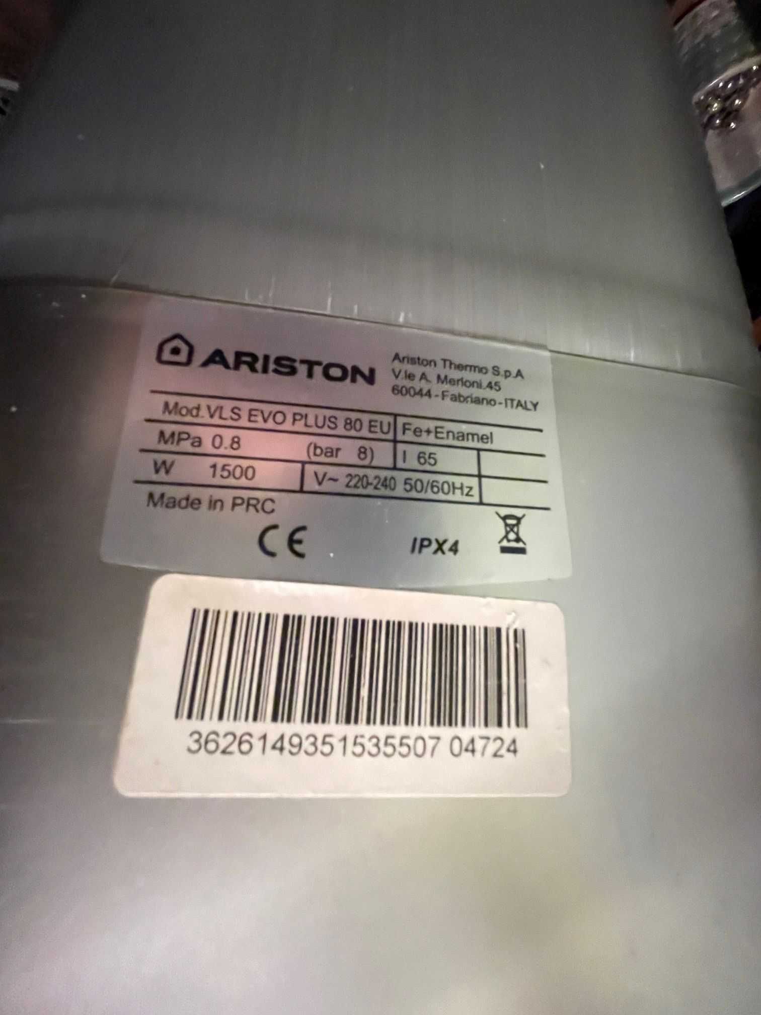 Bojler Ariston VLS EVO Plus 80 EU 65 litrów 1500W