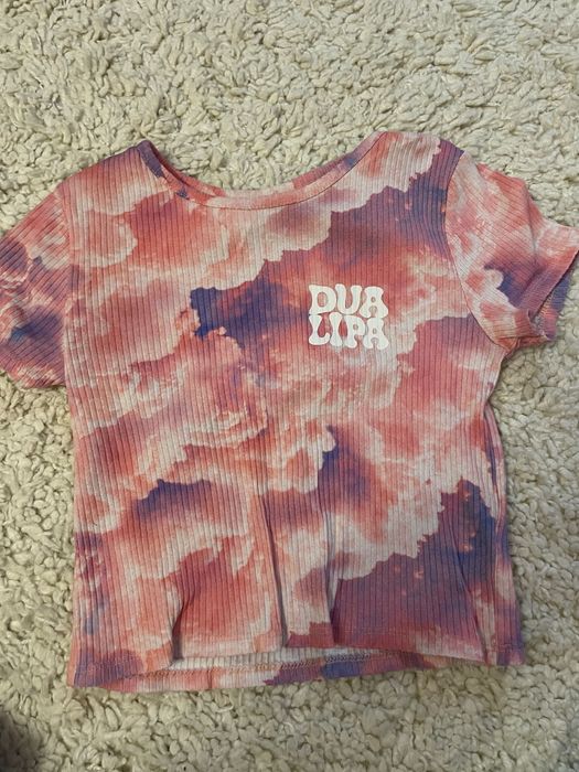 Top o kolorze różowo fioletowym bardzo wygodny 146/152