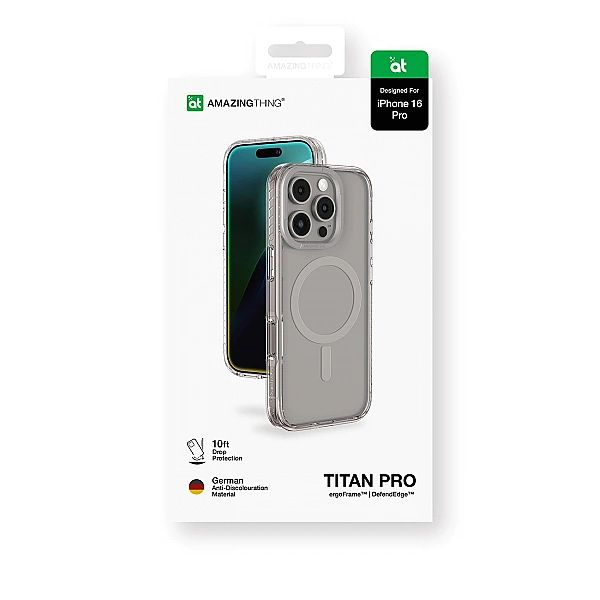 Etui silikonowe AMAZINGTHING Titan Pro Mag Case z pierścieniem magnety