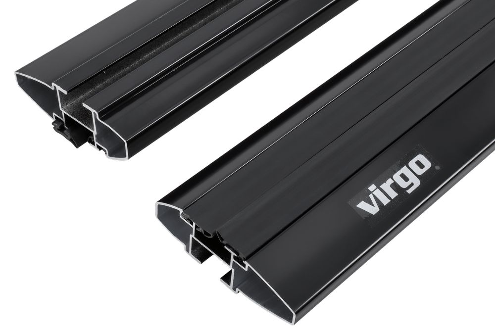 Bagażnik dachowy Inter Pack Virgo IR120 G2 relingi zintegrowane czarny