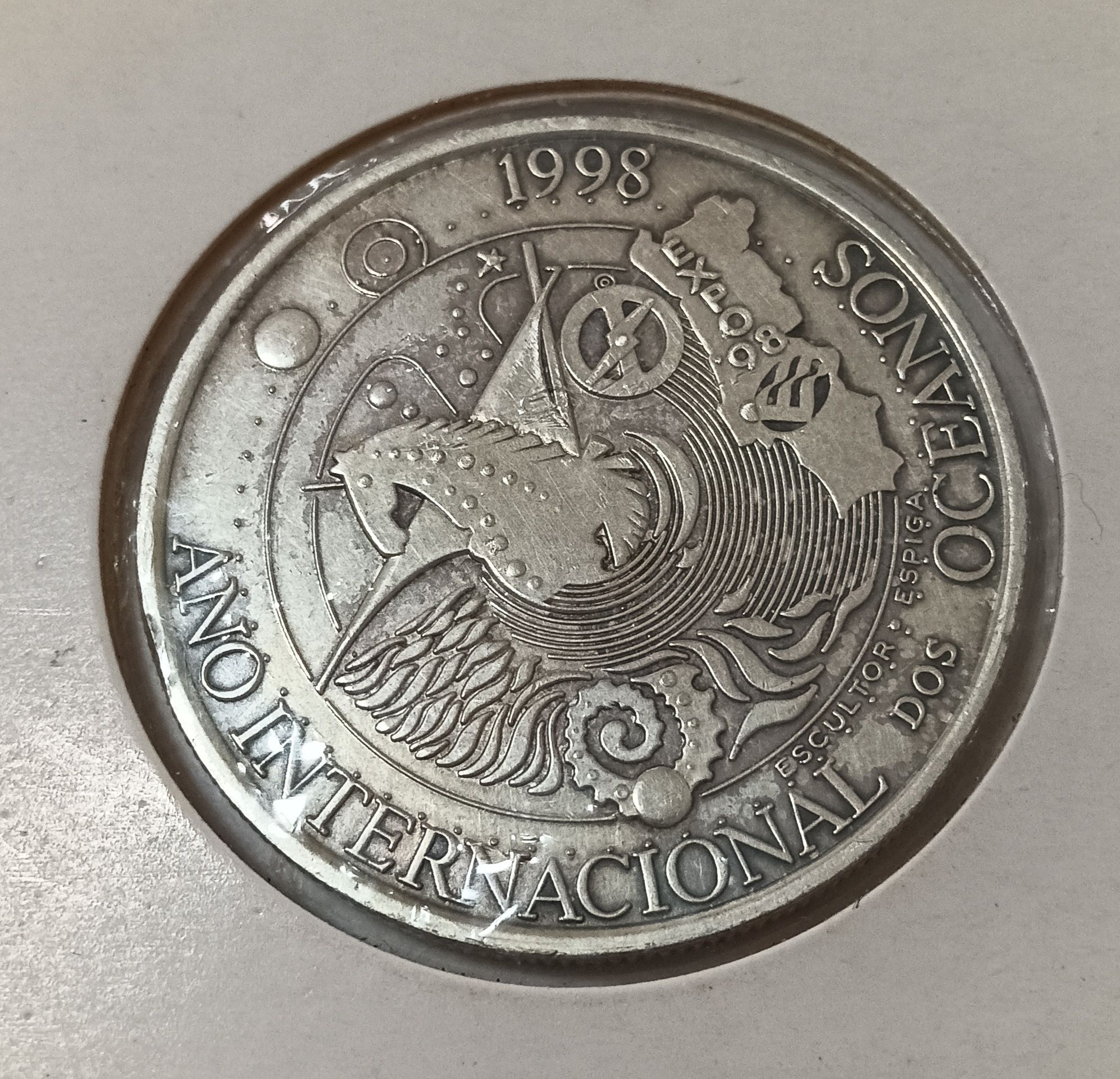 Moedas em Prata comemorativass