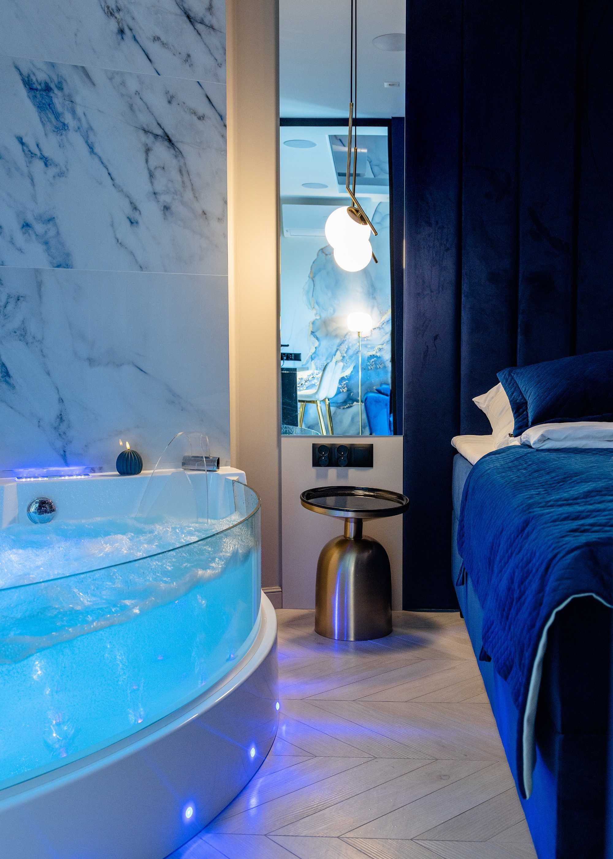Apartament LUNA z jacuzzi na Mazurach Romantycznie Klimatycznie