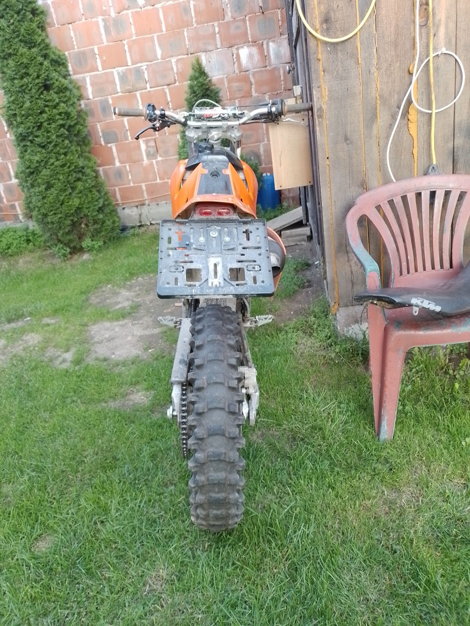 Ktm egs 250  1998 zapłon. Rama z papierami