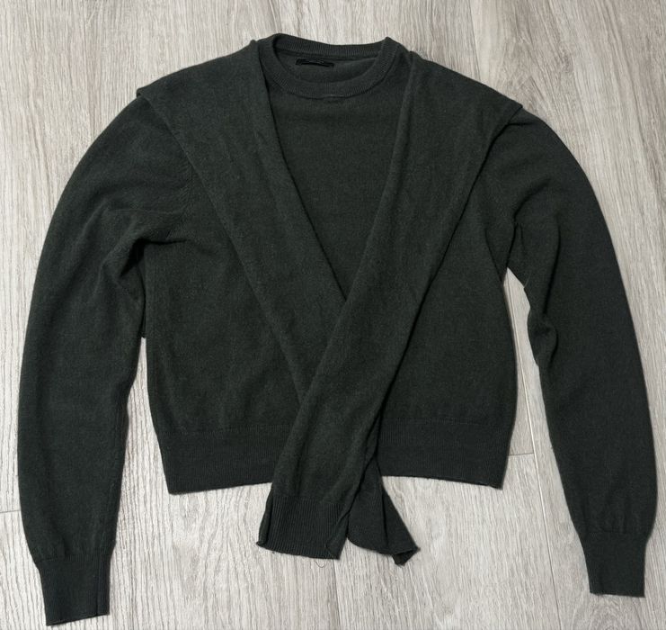 Зеленый джэмпер massimo dutti