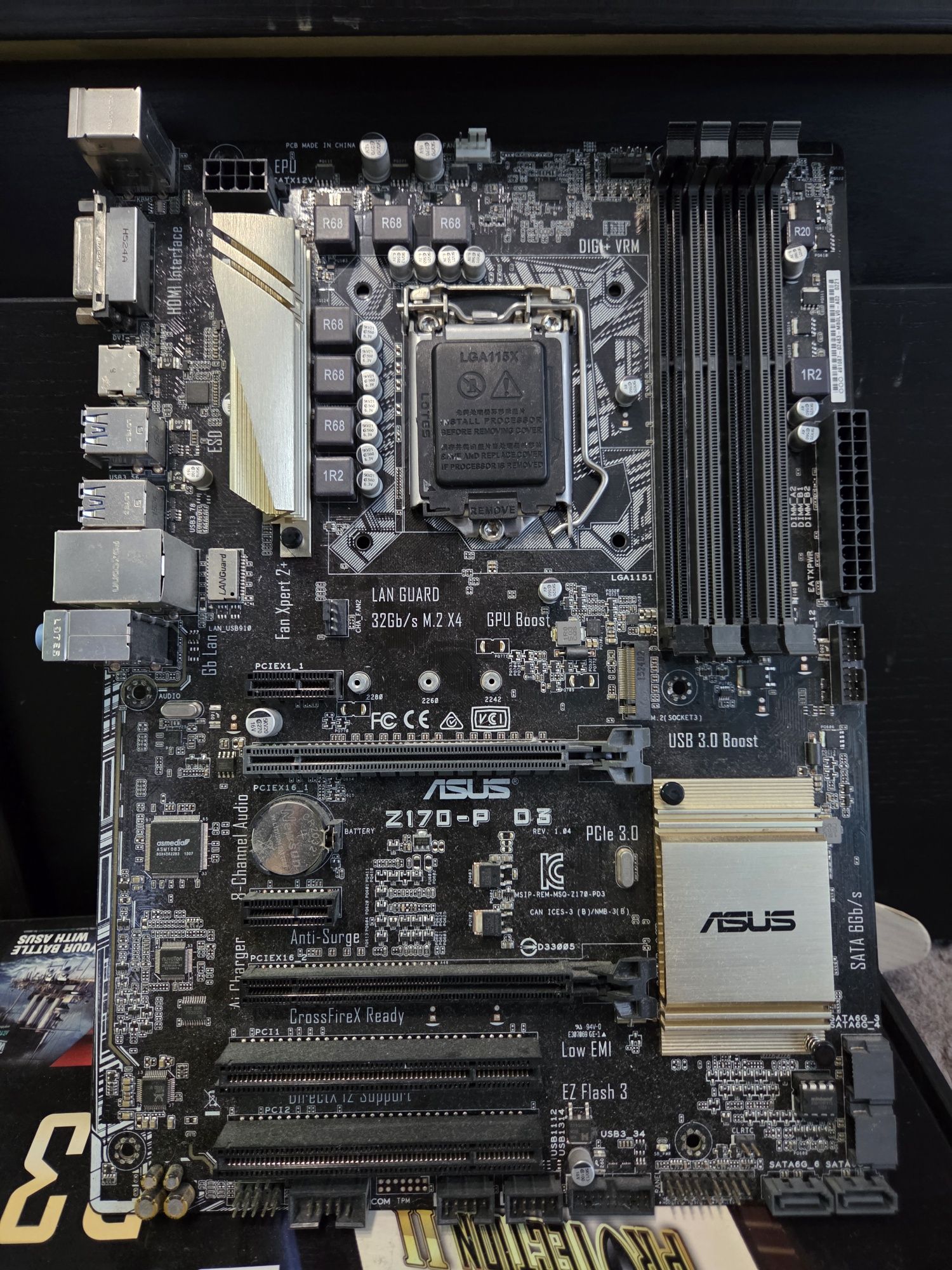 Płyta główna Asus z170-p d3 ddr3