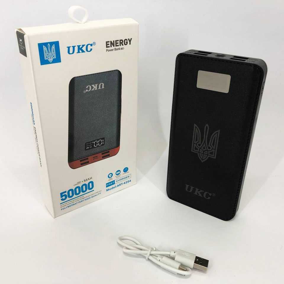 Акумулятор портативний павербанк POWER BANK UKC  50000mah