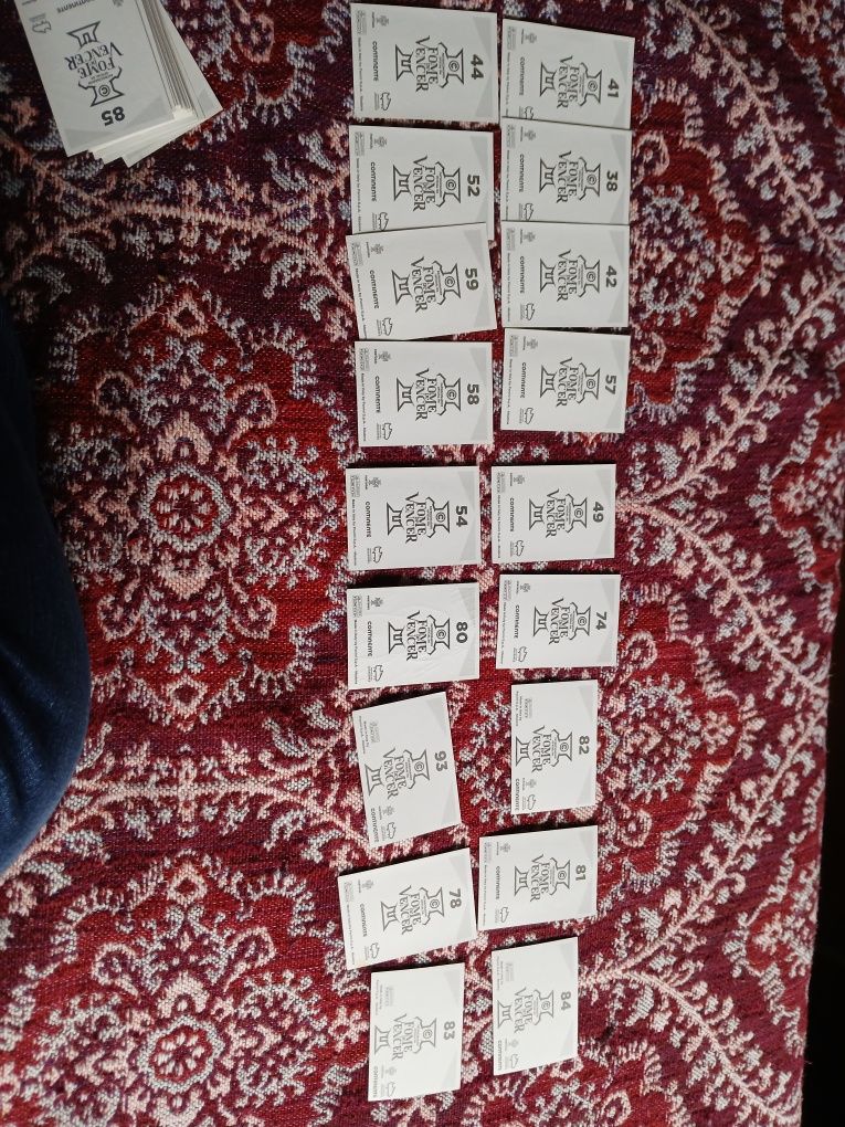 Vendo cromos fome de vencer da selecção