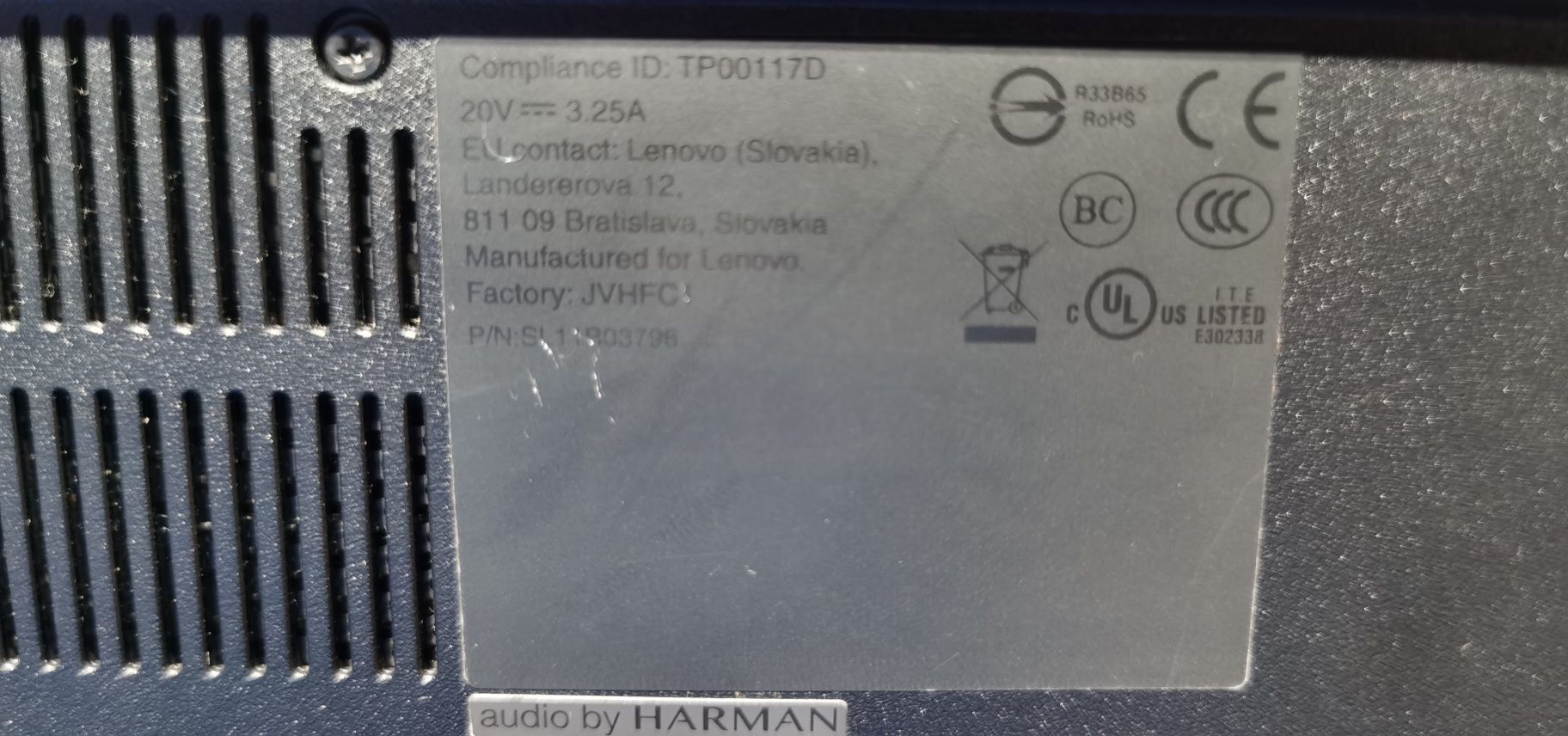 Lenovo ThinkPad 15 Peças