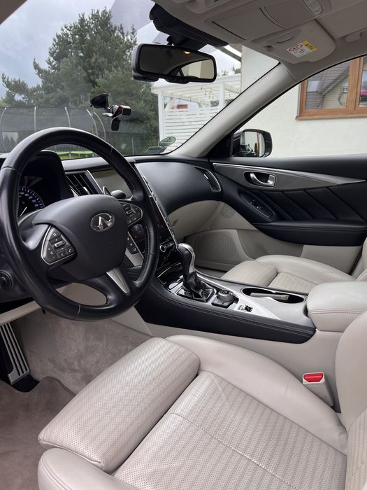 Infiniti Q50S Hybrid AWD Salon Polska 2 kpl kół jasne wnętrze