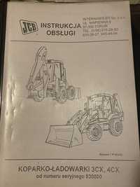 Instrukcja obsługi koparko-ładowarka JCB 3CX 4CX