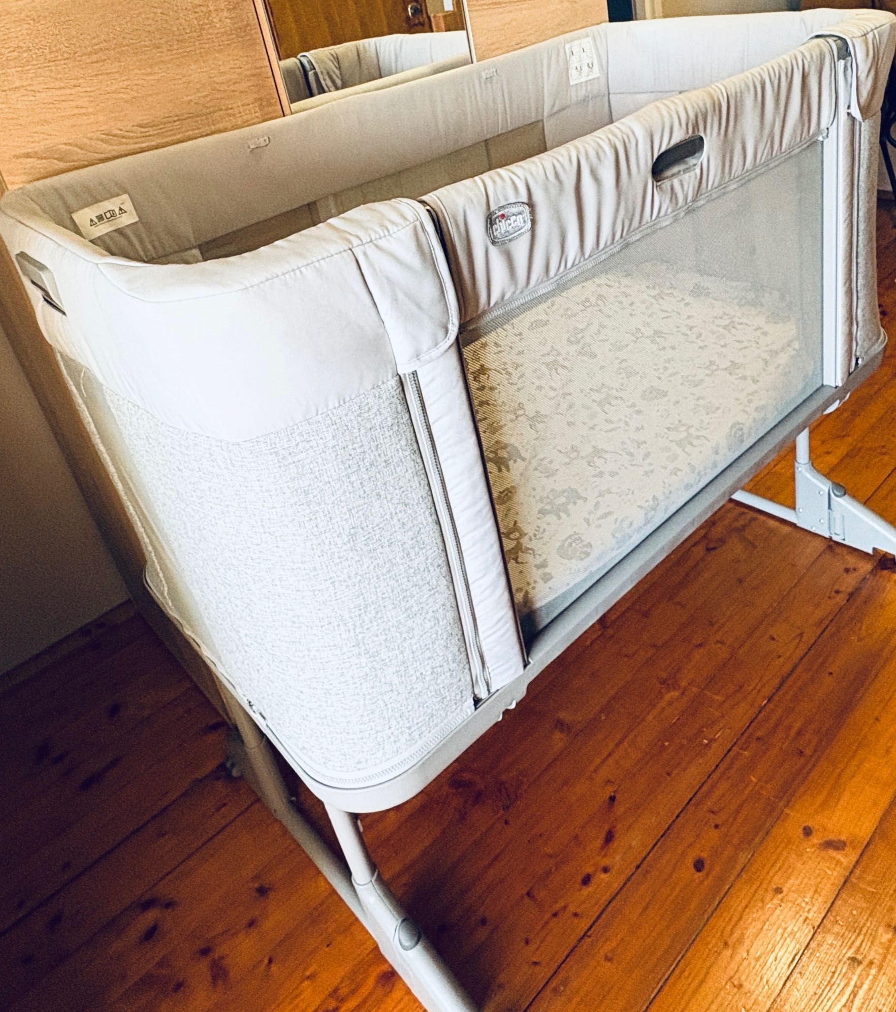 Chicco Next2Me Forever – łóżeczko dziecięce 3w1 dostawka - Ash Grey