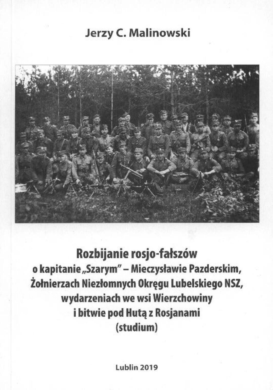 Rozbijanie rosjo-fałszów o kapitanie Szarym Antyk Jerzy C. Malinowski