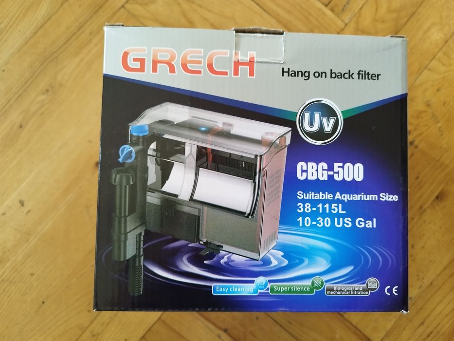 Filtr kaskadowy z lampą UV GRECH CBG-500