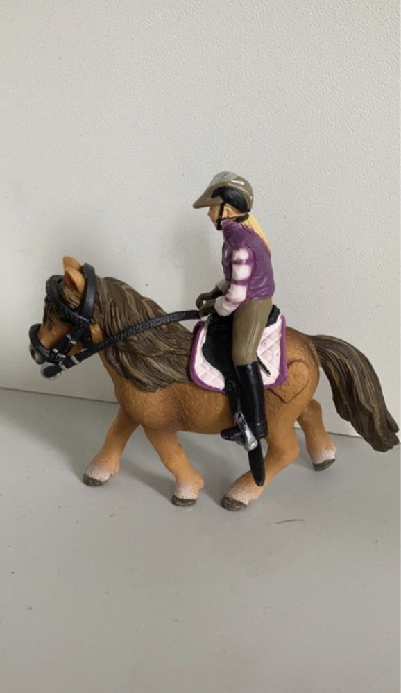 Zestaw jeździecki na kucyka schleich