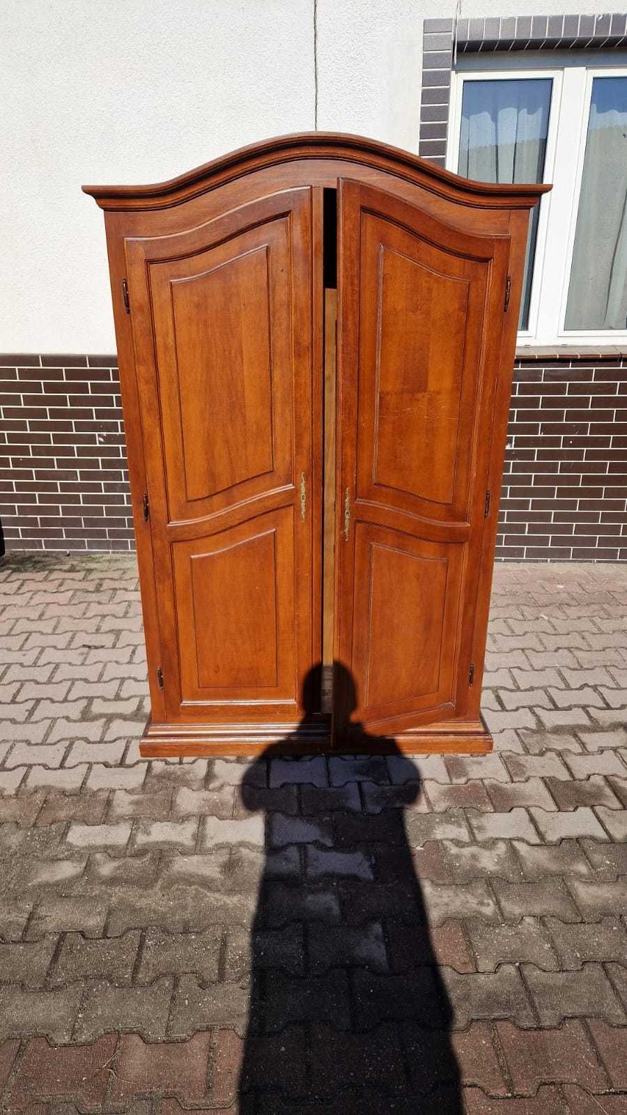 Szafa antyczna drewniana antyk drewno szafa dwudrzwiowa z drewna mahoń