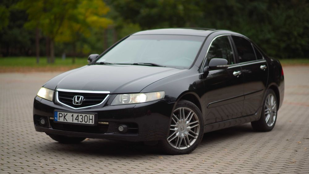 Honda Accord VII 2.2 i-CTDi, 2004, Sedan, Skóra, Czarny – do naprawy