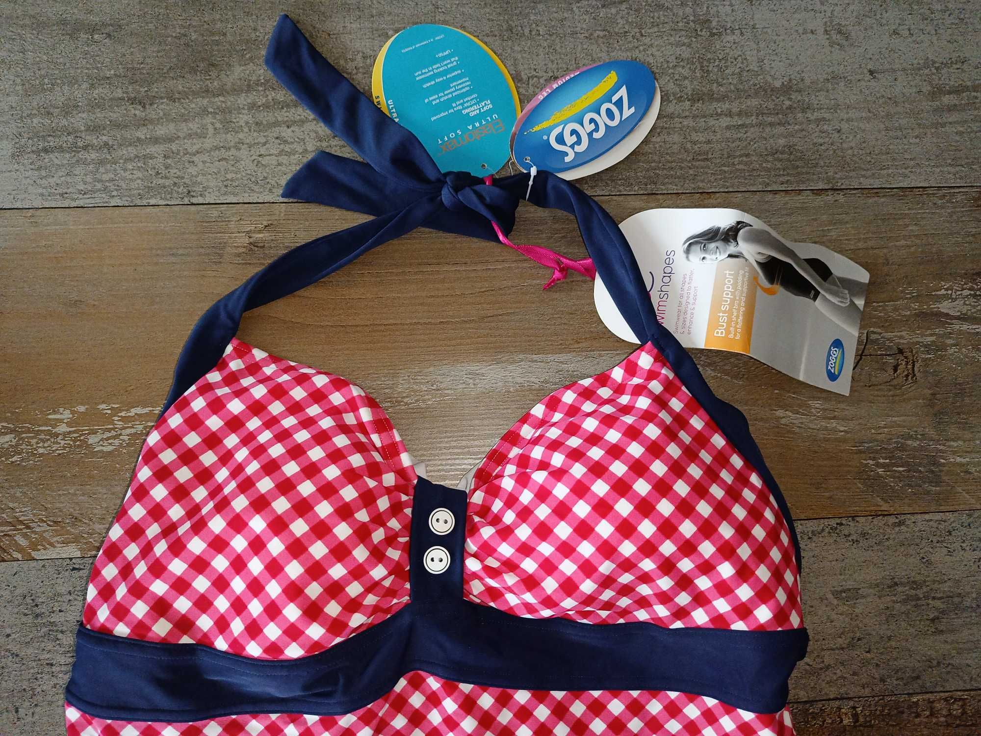 Zoggs tankini w stylu pin-up rozmiar 42