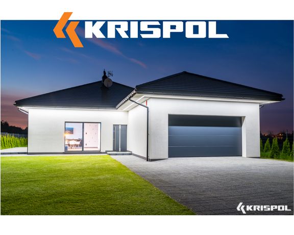 Brama garażowa segmentowa Krispol Bramy segmentowe garażowe KRISPOL